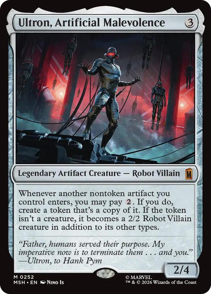Ultron, Artificial Malevolence - 252 - mythic