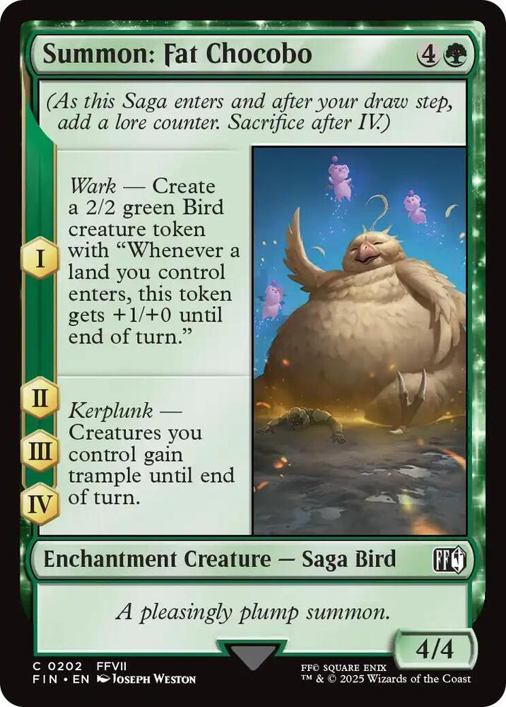 Summon: Fat Chocobo - 202 - common