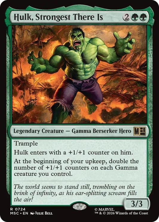 Hulk, Strongest There Is - 724 - rare