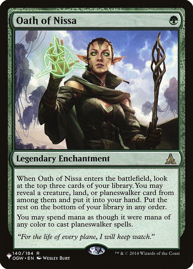 Oath of Nissa - OGW-140 - rare