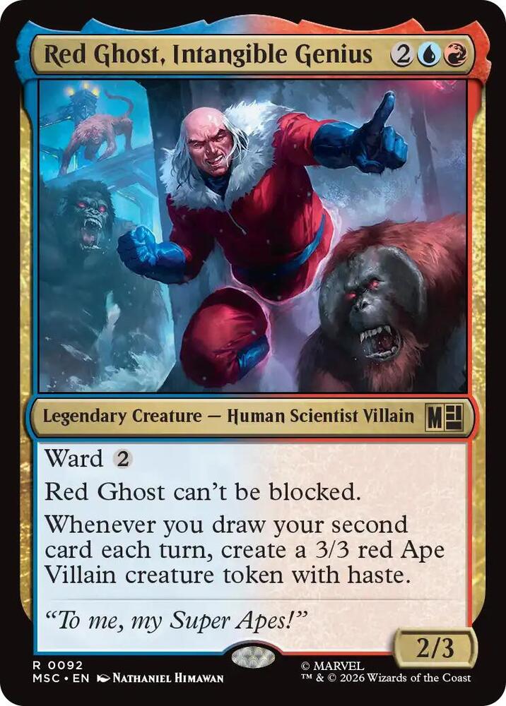 Red Ghost, Intangible Genius - 92 - rare
