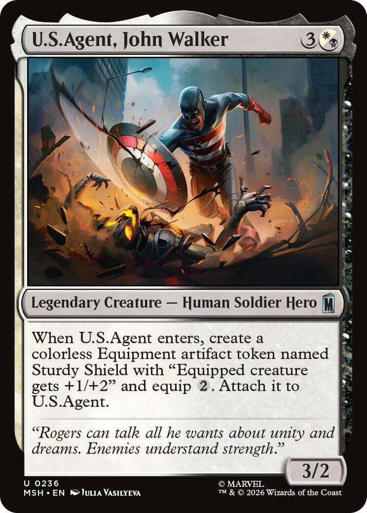 U.S.Agent, John Walker - 236 - uncommon