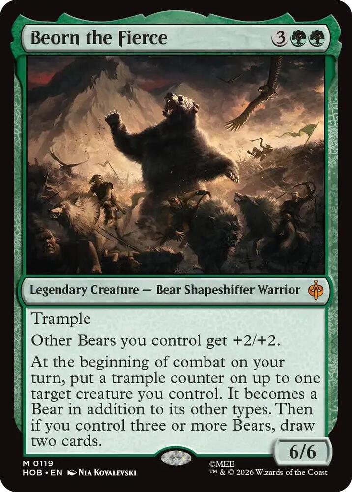 Beorn the Fierce - 119 - mythic