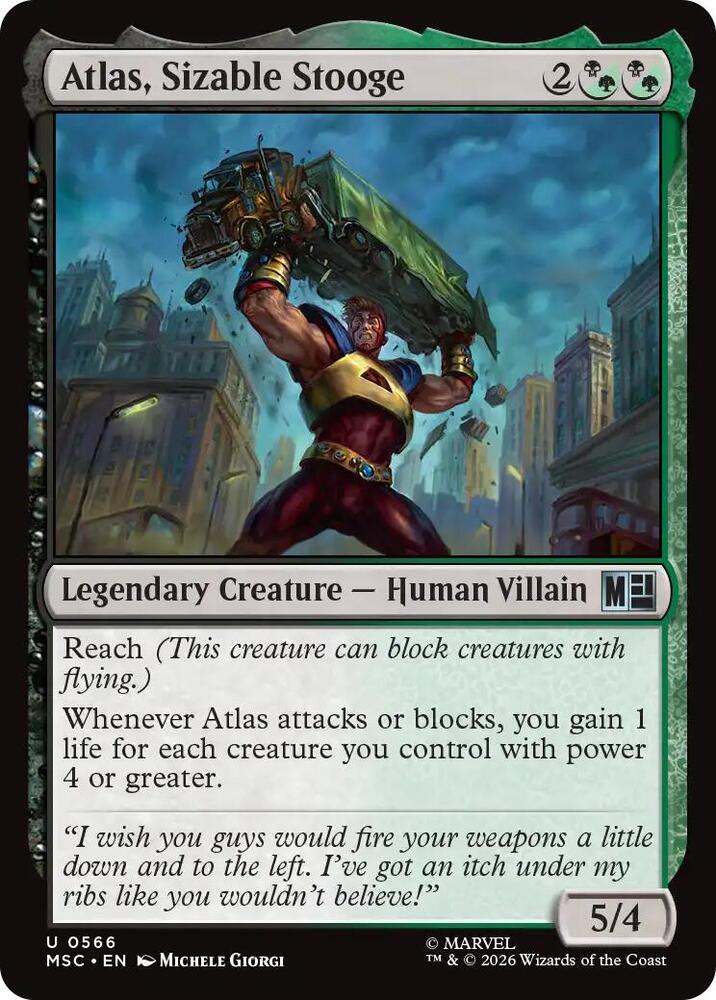 Atlas, Sizable Stooge - 566 - uncommon