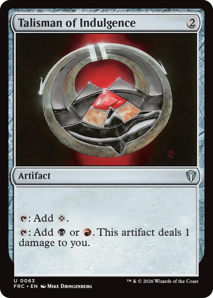 Talisman of Indulgence - 63 - uncommon