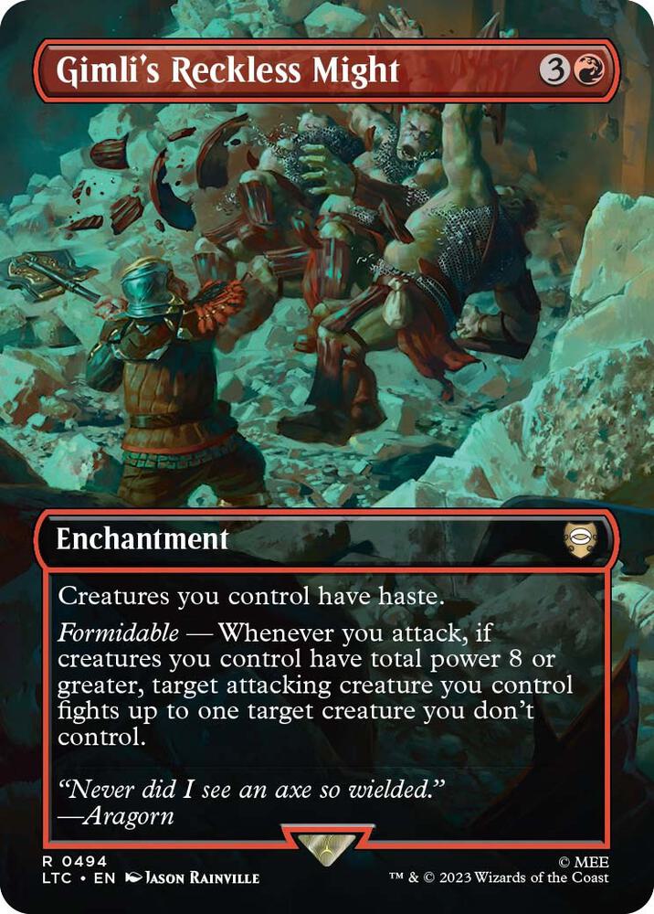 Gimli's Reckless Might - 494 - rare