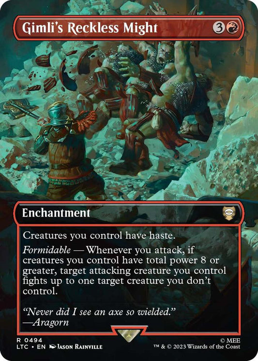 Gimli's Reckless Might - 494 - rare