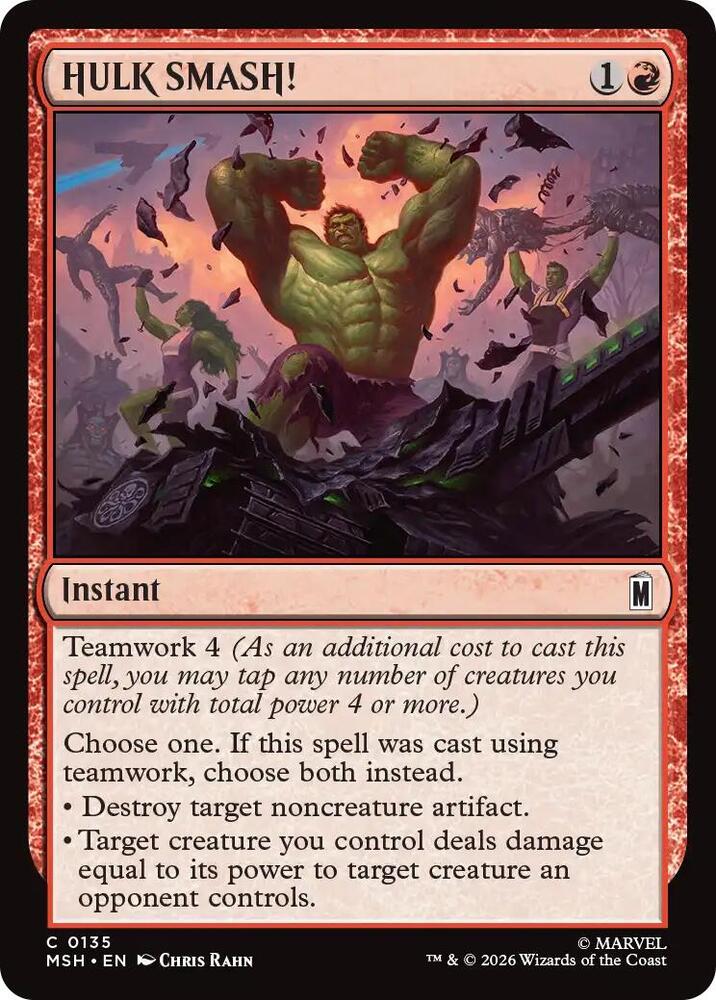 HULK SMASH! - 135 - common