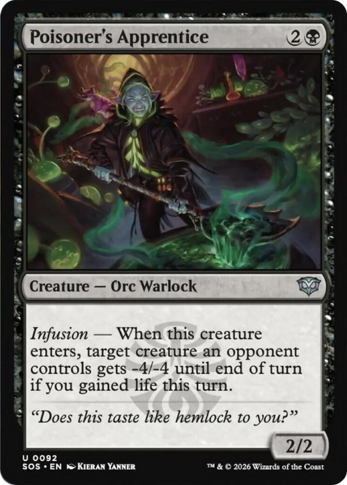 Poisoner's Apprentice - 92 - uncommon