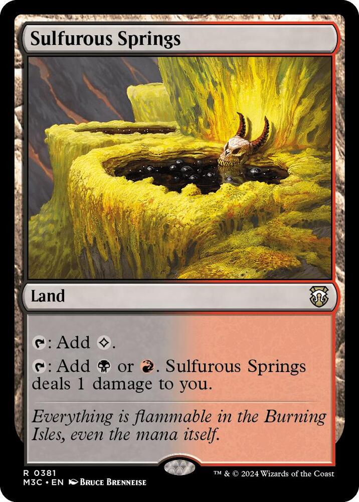 Sulfurous Springs - 381 - rare