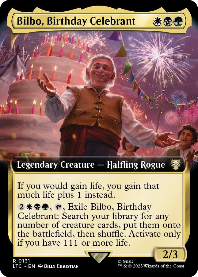 Bilbo, Birthday Celebrant - 131 - rare