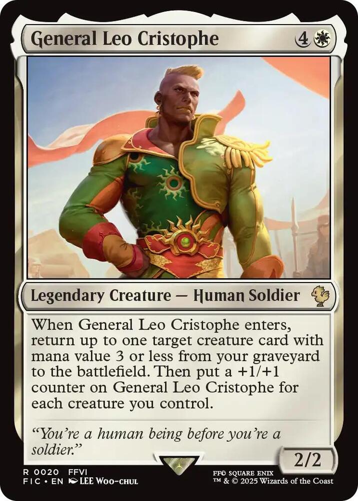 General Leo Cristophe - 20 - rare