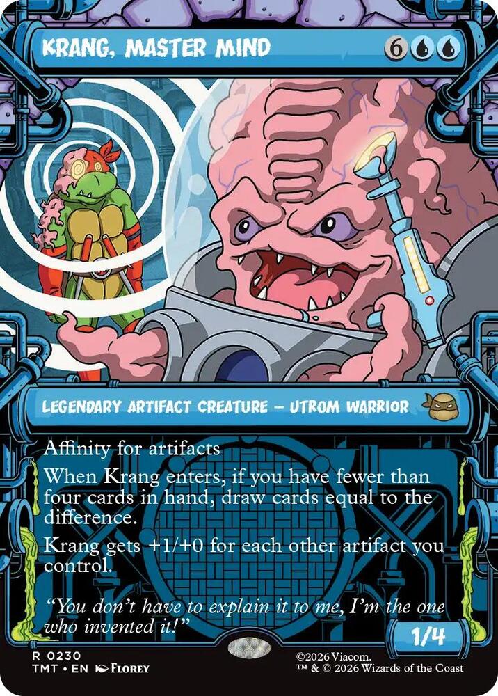 Krang, Master Mind - 230 - rare