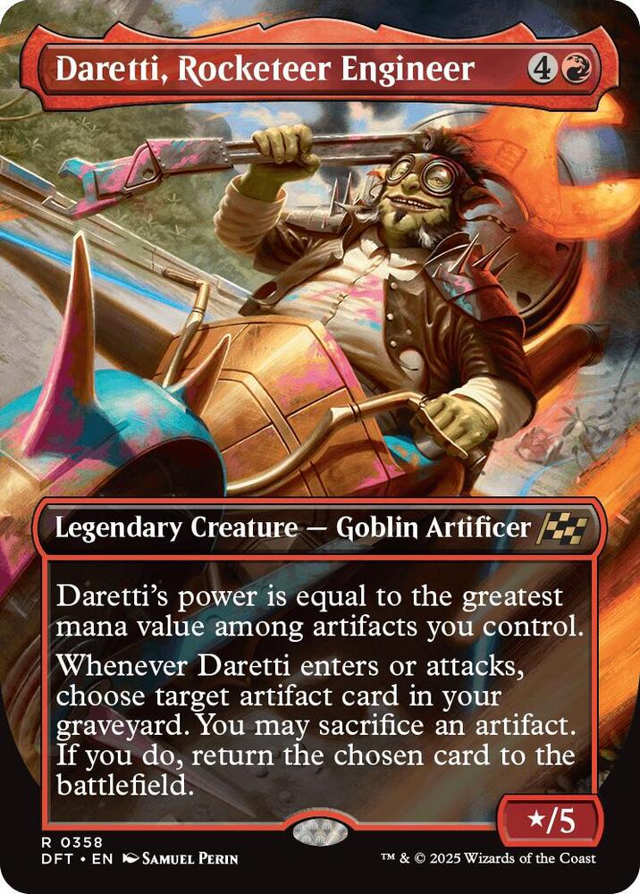 Daretti, Rocketeer Engineer - 358 - rare