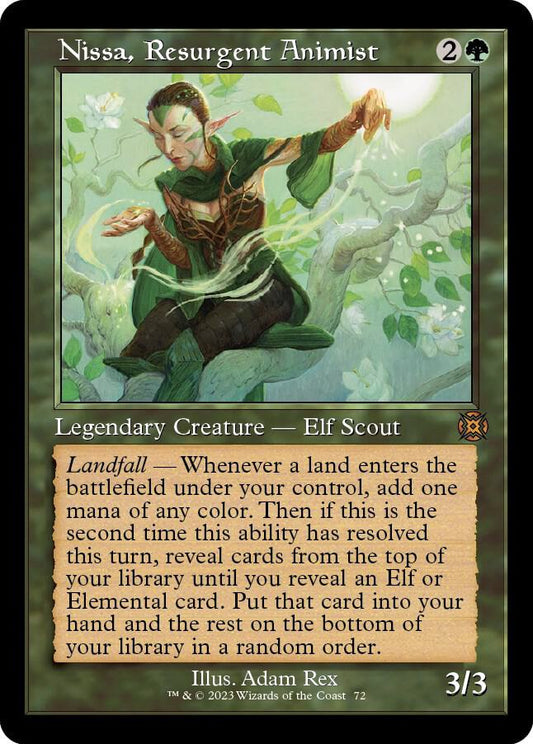 Nissa, Resurgent Animist - 72 - mythic