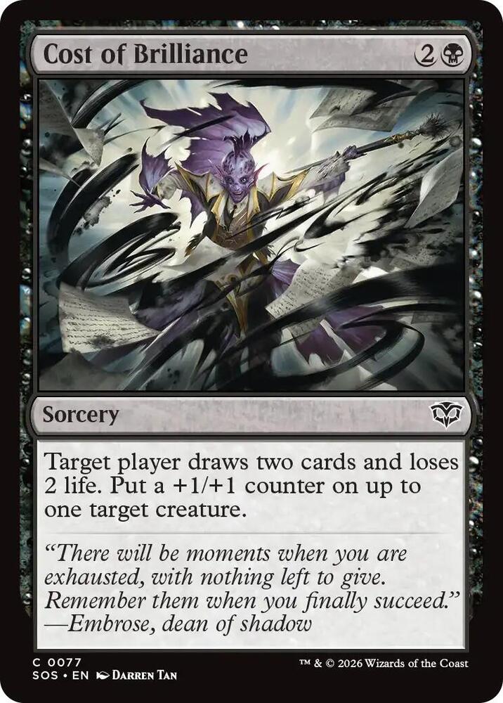 Cost of Brilliance - 77 - common