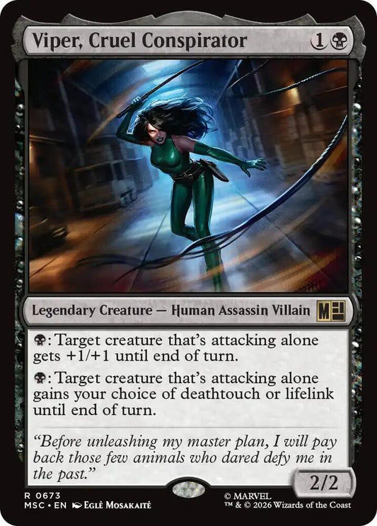 Viper, Cruel Conspirator - 673 - rare