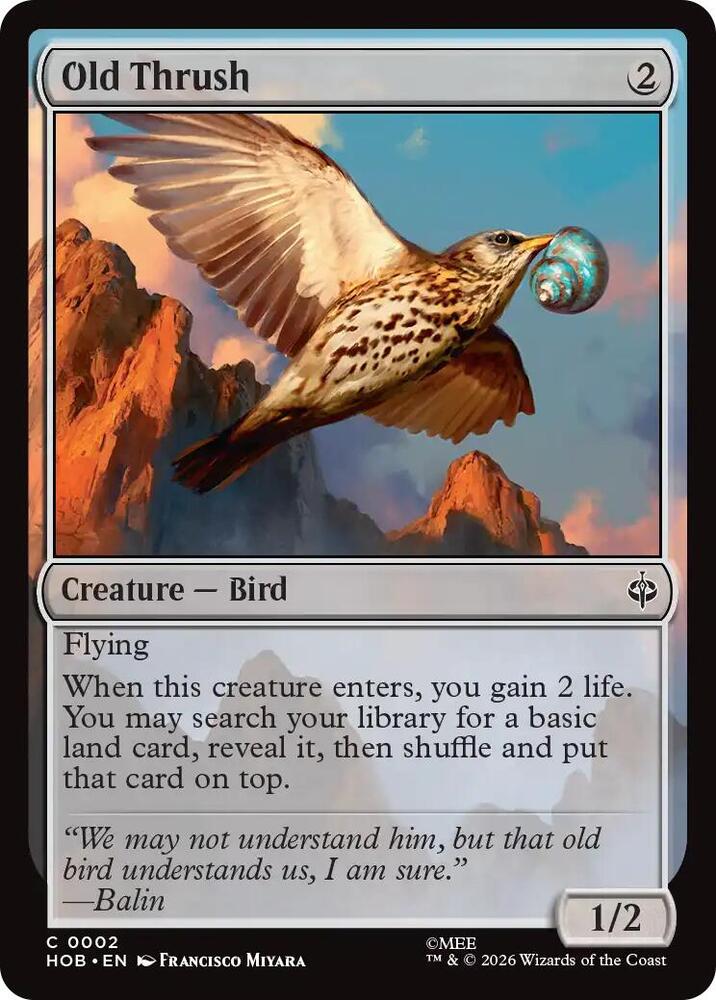 Old Thrush - 2 - common