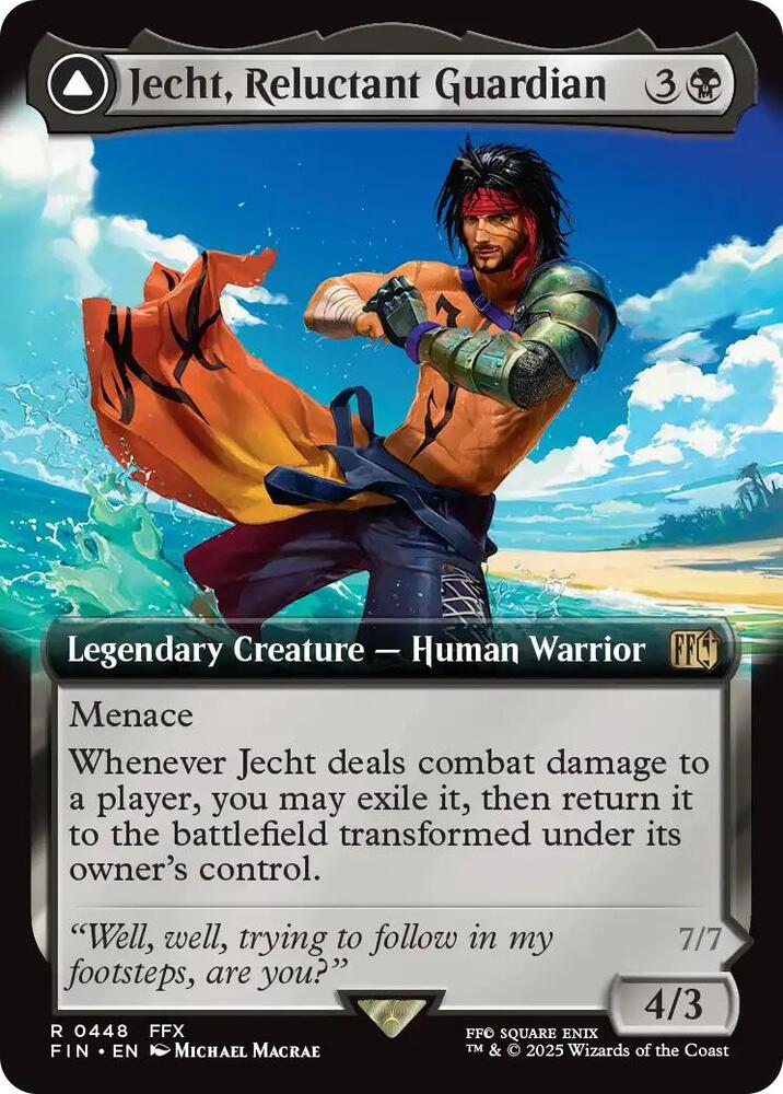 Jecht, Reluctant Guardian // Braska's Final Aeon - 448 - rare