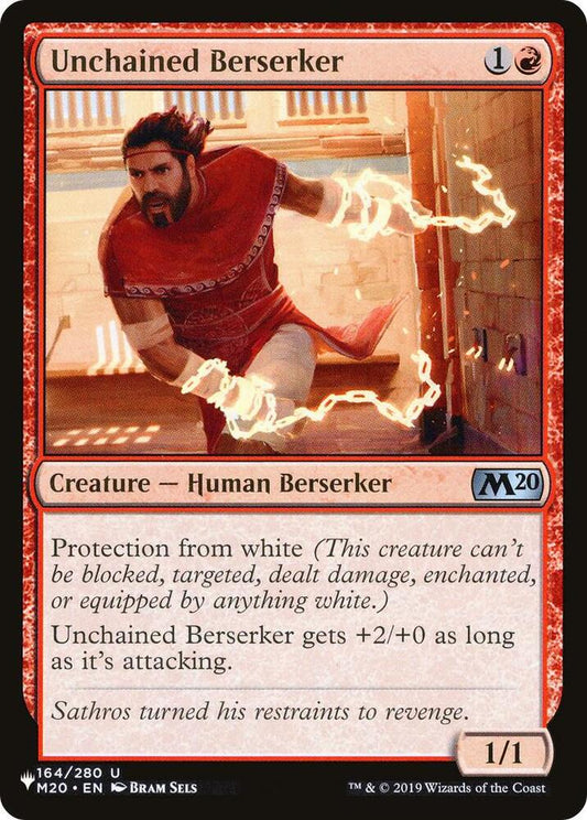 Unchained Berserker - M20-164 - uncommon
