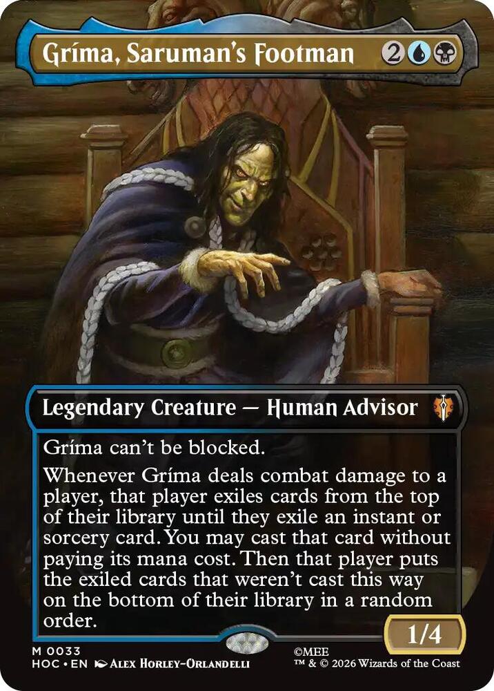 Gríma, Saruman's Footman - 33 - mythic