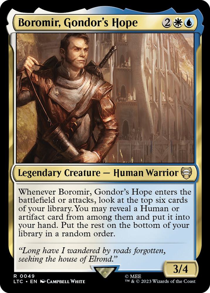 Boromir, Gondor's Hope - 49 - rare