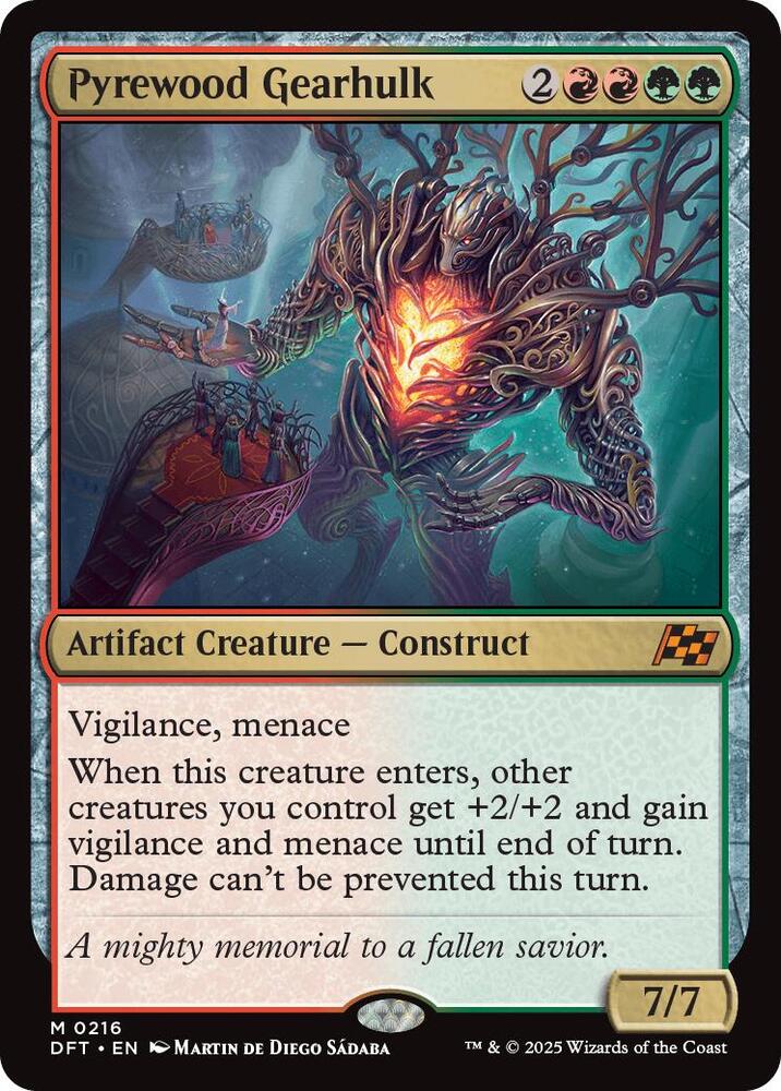 Pyrewood Gearhulk - 216 - mythic