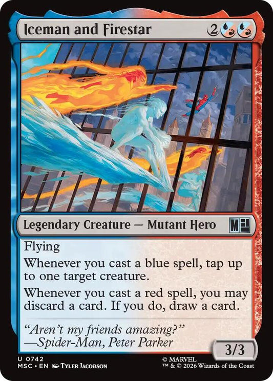 Iceman and Firestar - 742 - uncommon