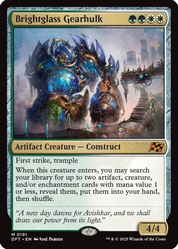 Brightglass Gearhulk - 191 - mythic