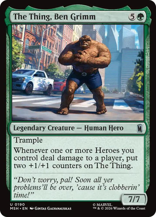 The Thing, Ben Grimm - 190 - uncommon