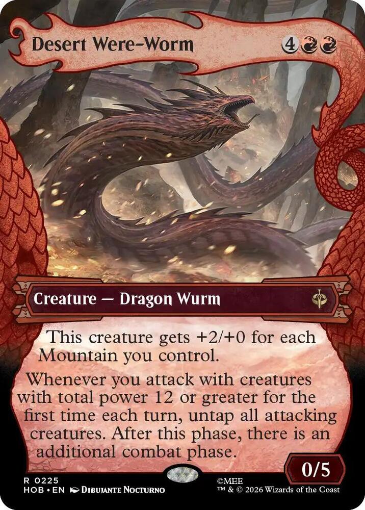 Desert Were-Worm - 225 - rare