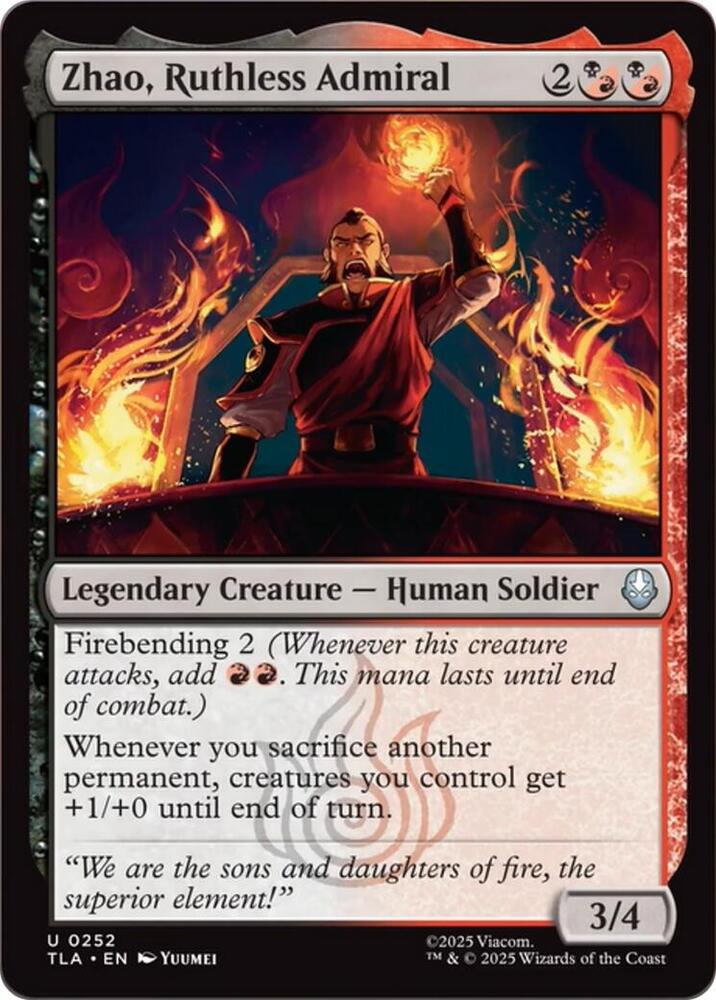 Zhao, Ruthless Admiral - 252 - uncommon
