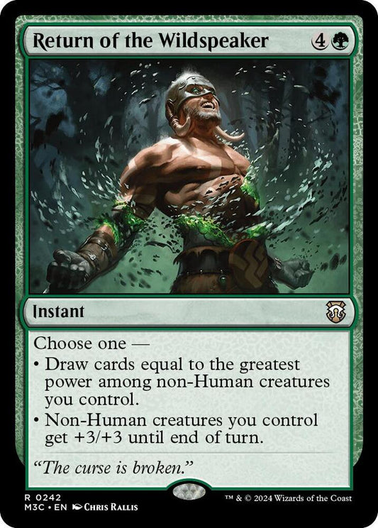 Return of the Wildspeaker - 242 - rare