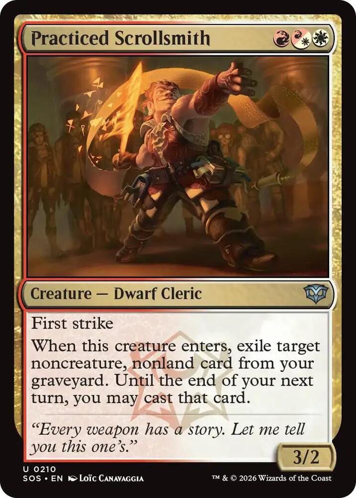Practiced Scrollsmith - 210 - uncommon
