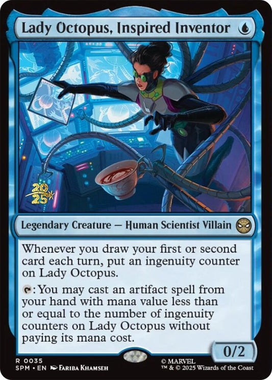 Lady Octopus, Inspired Inventor - 35s - rare