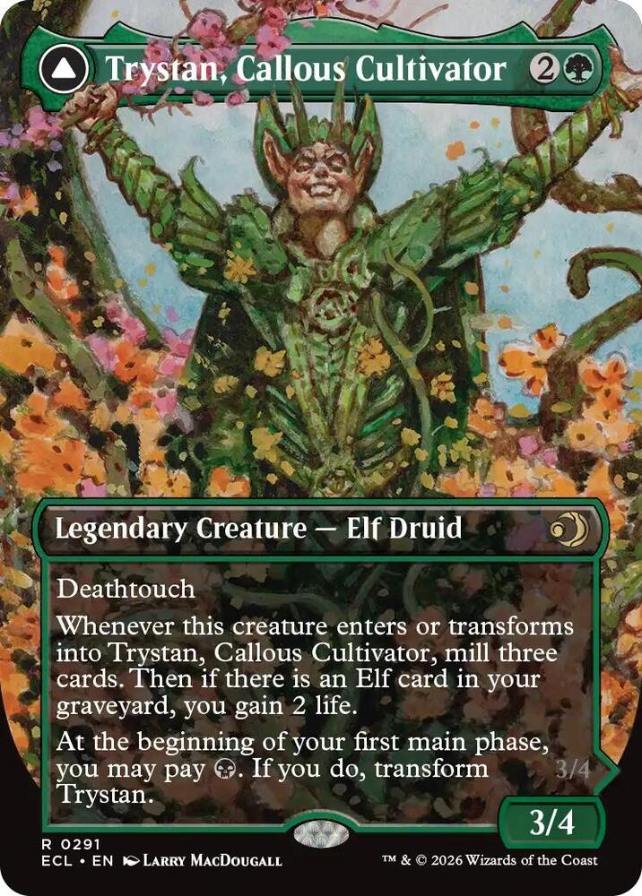 Trystan, Callous Cultivator // Trystan, Penitent Culler - 291 - rare