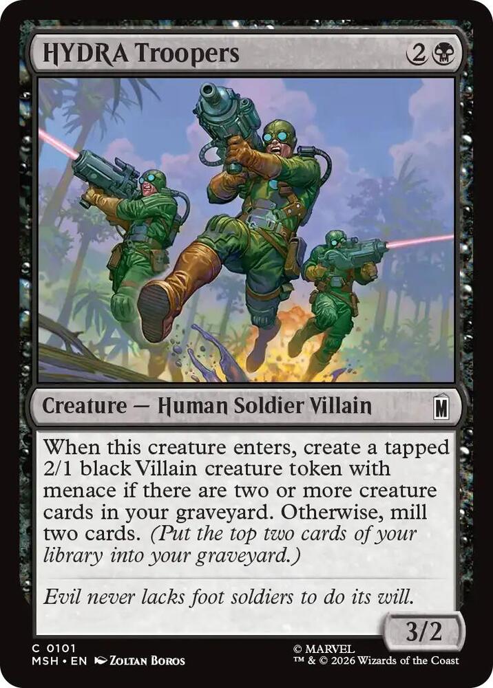 HYDRA Troopers - 101 - common
