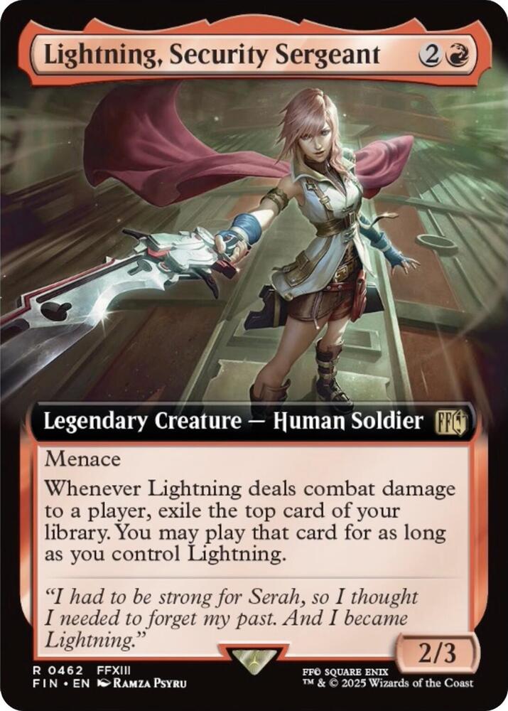 Lightning, Security Sergeant - 462 - rare