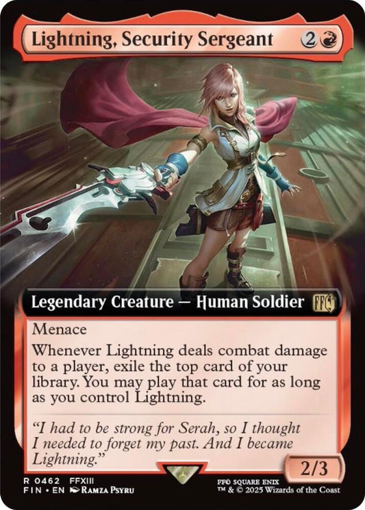 Lightning, Security Sergeant - 462 - rare