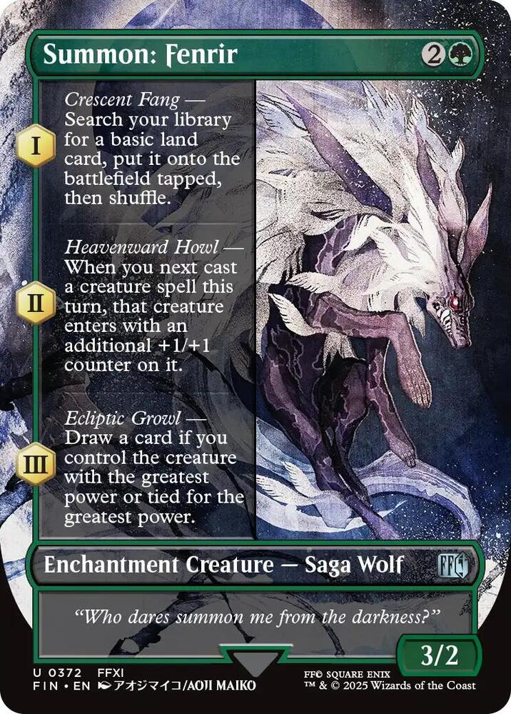 Summon: Fenrir - 372 - uncommon