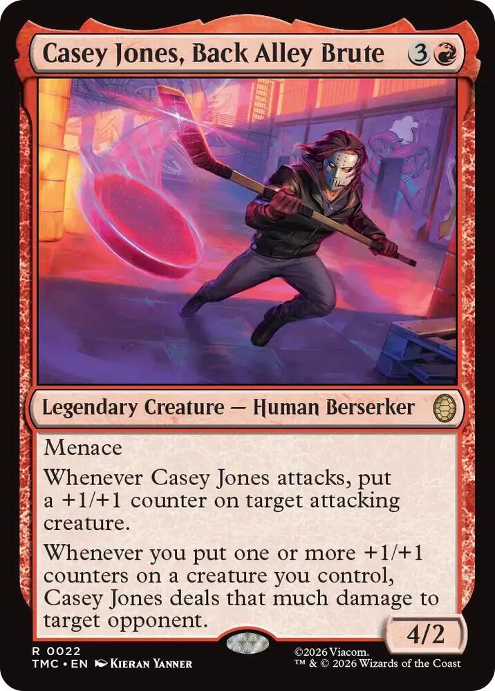 Casey Jones, Back Alley Brute - 22 - rare