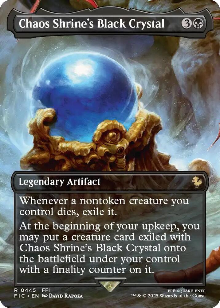 Chaos Shrine's Black Crystal - 445 - rare