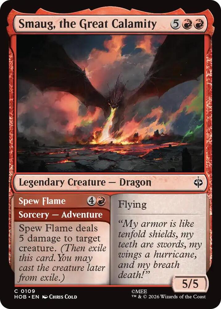 Smaug, the Great Calamity // Spew Flame - 109 - common