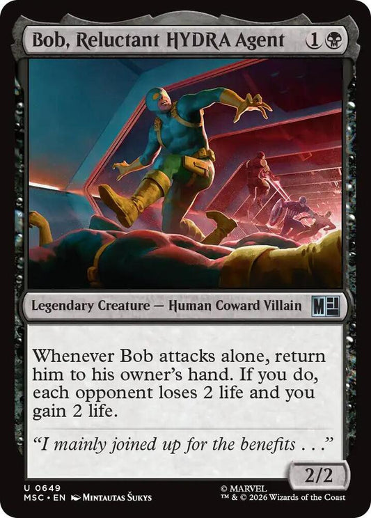 Bob, Reluctant HYDRA Agent - 649 - uncommon