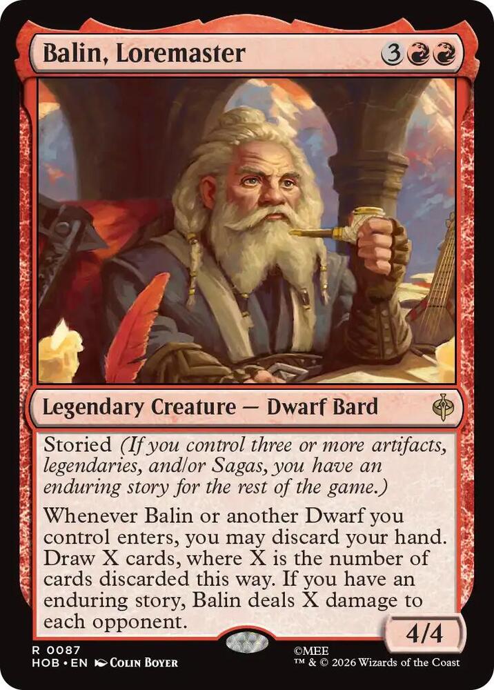 Balin, Loremaster - 87 - rare