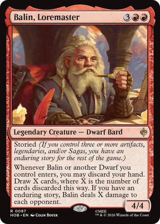 Balin, Loremaster - 87 - rare