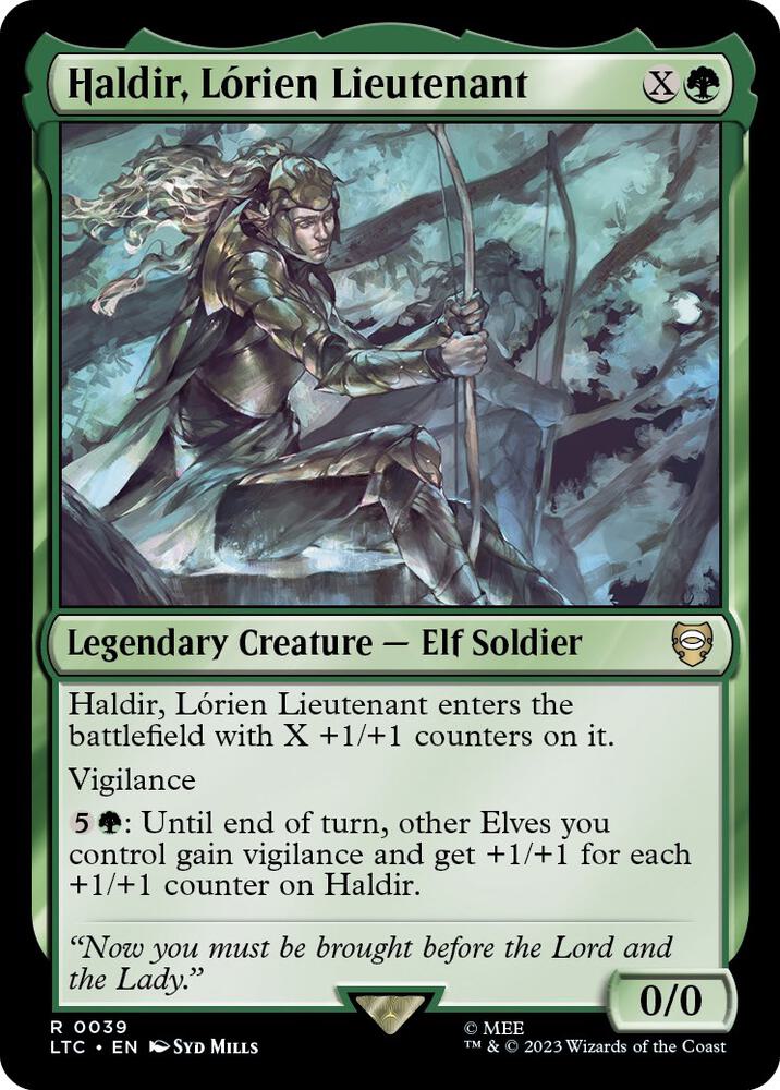 Haldir, Lórien Lieutenant - 39 - rare
