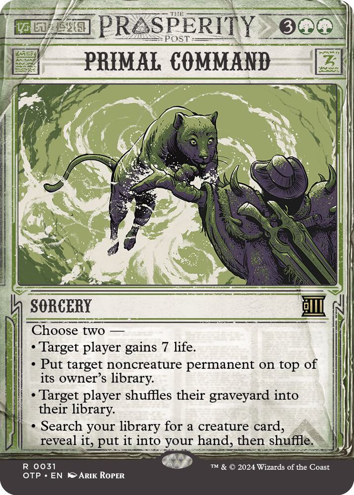 Primal Command - 31 - rare