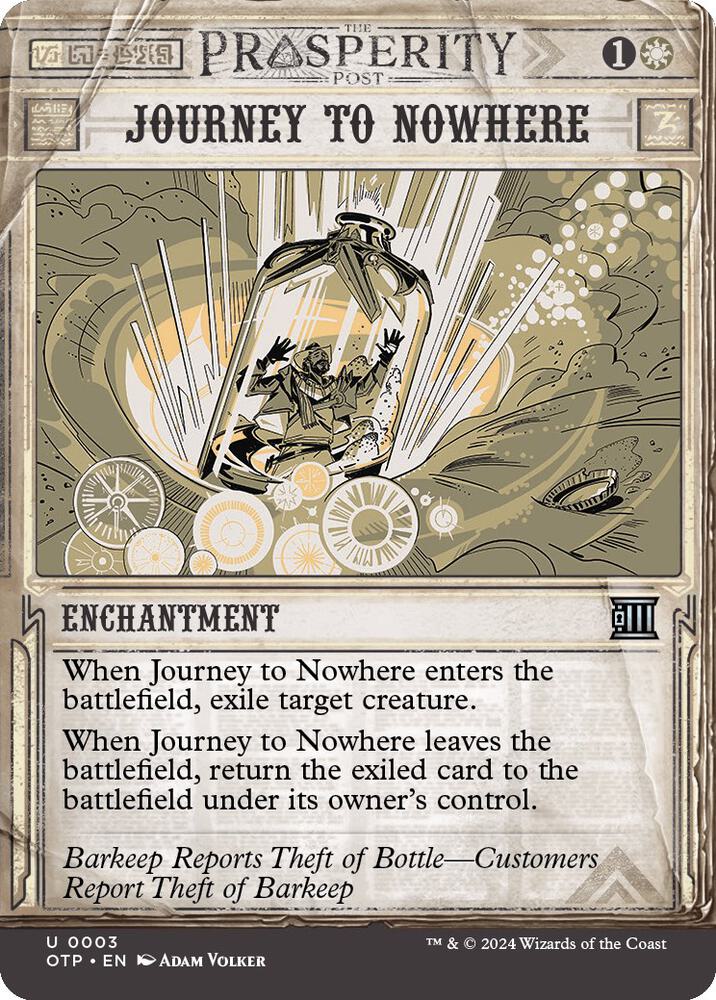 Journey to Nowhere - 3 - uncommon