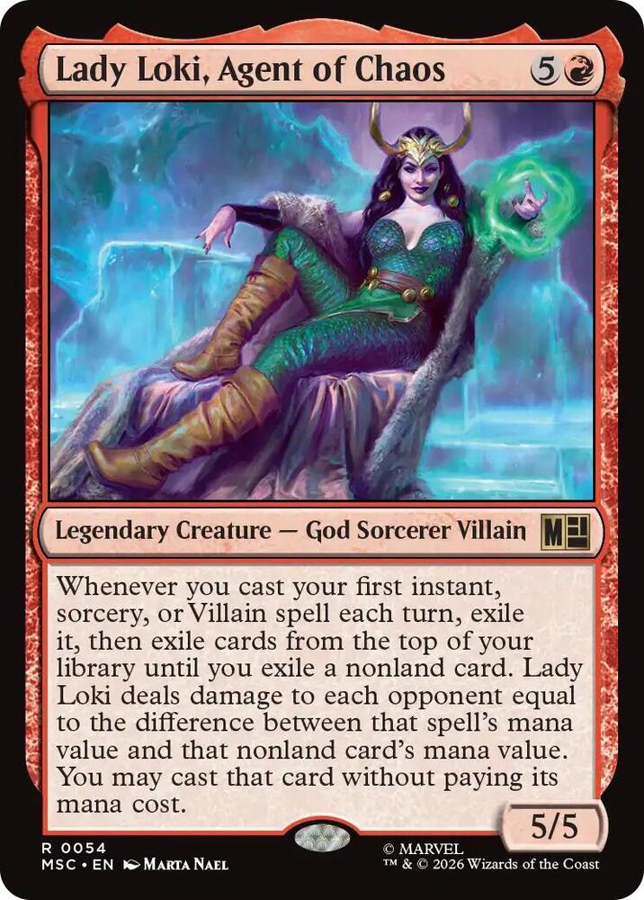 Lady Loki, Agent of Chaos - 54 - rare